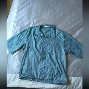Emporio Armani Blue Lightweight Shirt Jacket